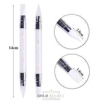 gold secret silicone pen