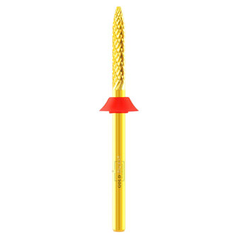 Gold Secret Carbide Bitje Kegel extra Smal Rood