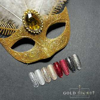 Gold Secret Gel Polish Disco