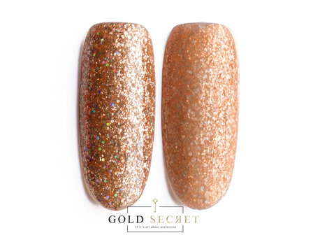 Gold Secret Gel Polish Disco