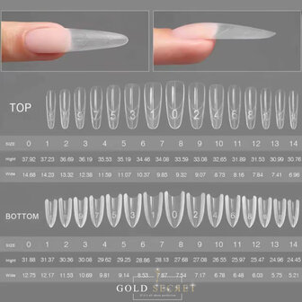 Gold Secret SandwichDual Forms &ndash; Professionele Herbruikbare Nagelvormen