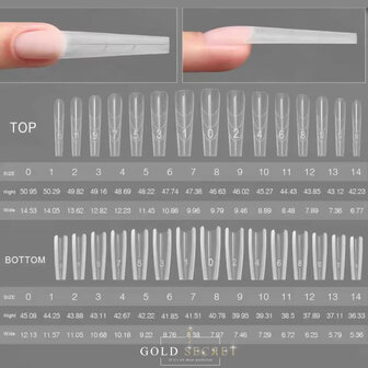 Gold Secret SandwichDual Forms &ndash; Professionele Herbruikbare Nagelvormen