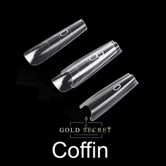 Gold Secret SandwichDual Forms &ndash; Professionele Herbruikbare Nagelvormen