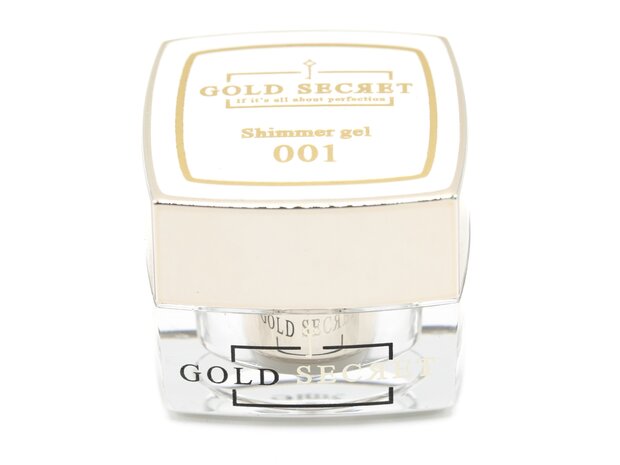 gold secret color&paint gel shimmer 001