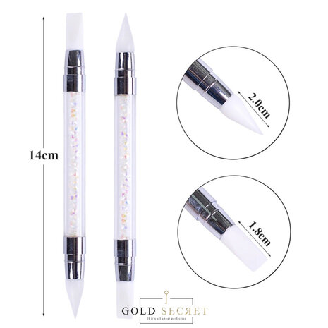 gold secret silicone pen