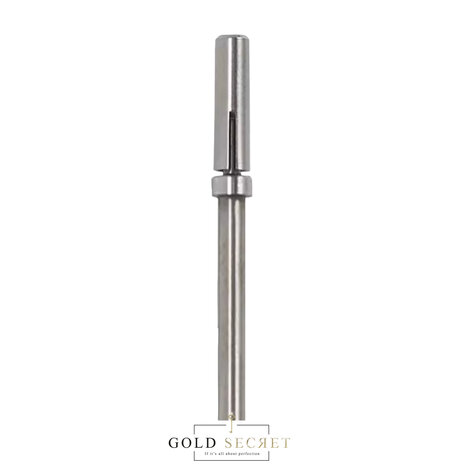 Gold Secret Freesbit Mandrel mini &ndash; Schuurrolletjes Houder mini pro zilver