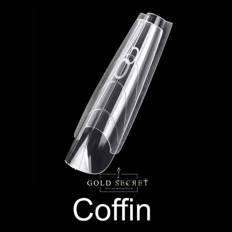 Gold Secret SandwichDual Forms – Professionele Herbruikbare Nagelvormen