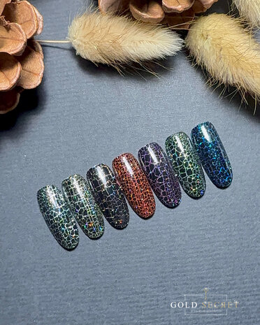 Gold Secret Crackling Nail Polish | Professionele Nagellak