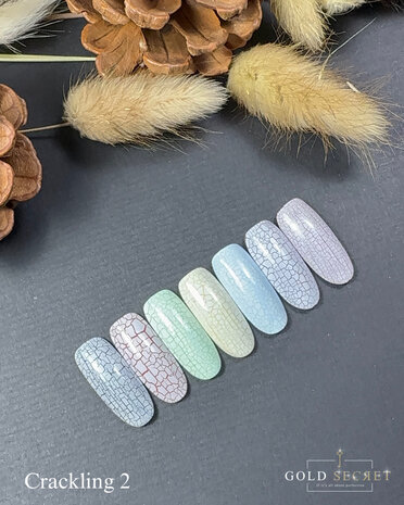 Gold Secret Crackling Nail Polish | Professionele Nagellak