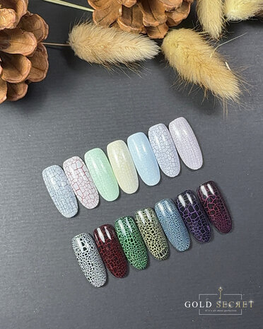 Gold Secret Crackling Nail Polish | Professionele Nagellak
