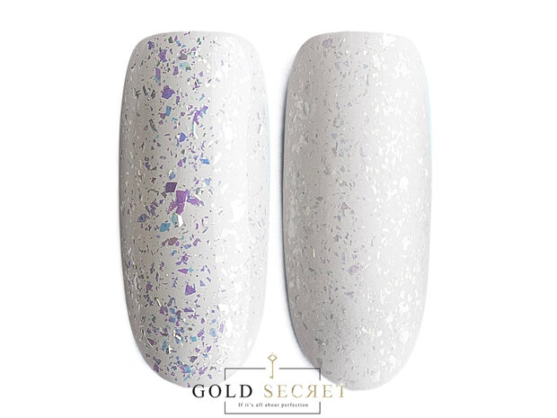 gold secret top coat flakes