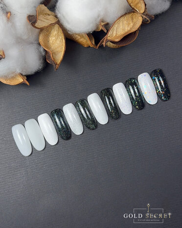 Gold Secret Top Coat glitter 1