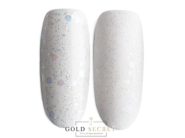 Gold Secret Top Coat glitter 1