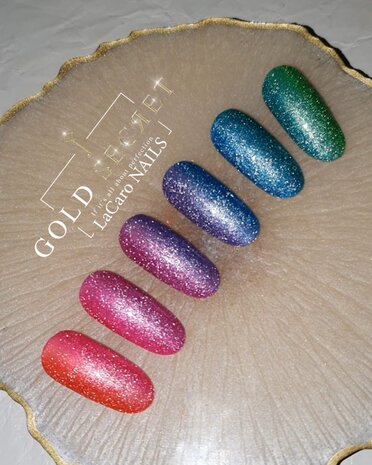 Gold Secret Gel Polish Cateye 15