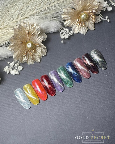 Gold Secret Gel Polish Platinium - Cateye