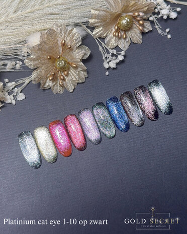 Gold Secret Gel Polish Platinium - Cateye