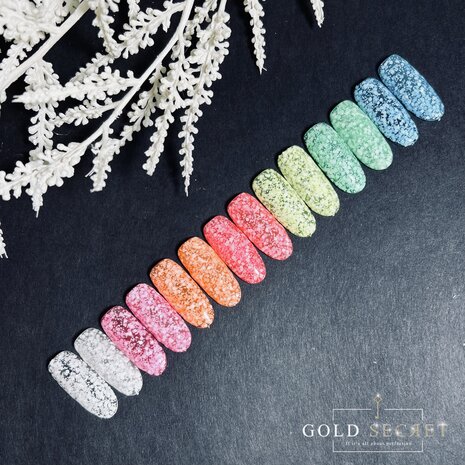 Gold Secret Gel Polish Disco 7