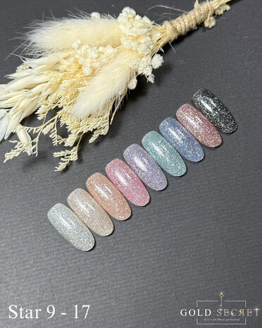 Gold Secret Gel Polish actie star 9 tem 17