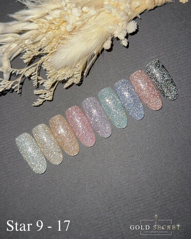 Gold Secret Gel Polish actie star 9 tem 17
