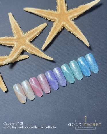 Gold Secret Gel Polish Cateye