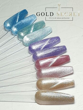 Gold Secret Gel Polish Cateye