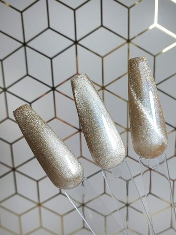 Gold Secret Gel Polish Cateye