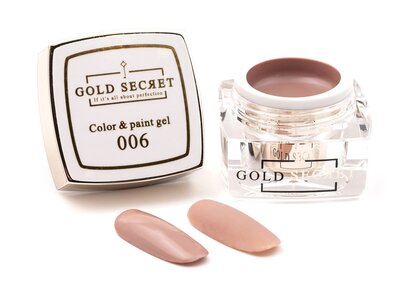 Gold Secret Color & Paint gel 006