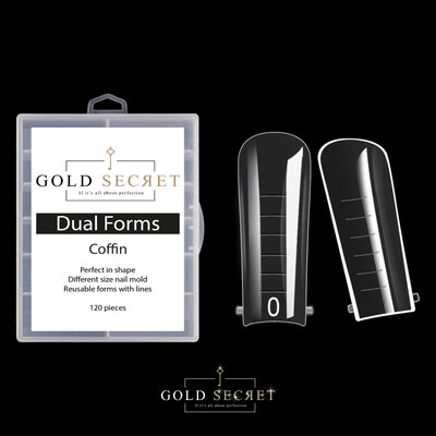 Gold Secret Dual Forms Coffin