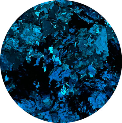 Gold Secret Chrome Flakes Blauw