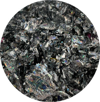 Gold Secret Chrome Flakes Zilver Holo