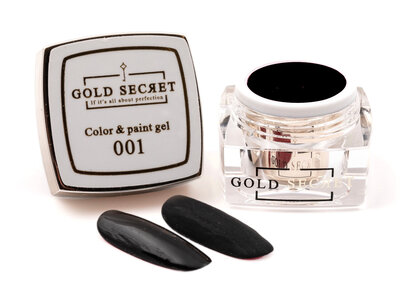 Gold Secret Color & Paint gel 001