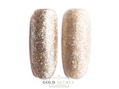 Gold Secret Gel Polish Disco 19