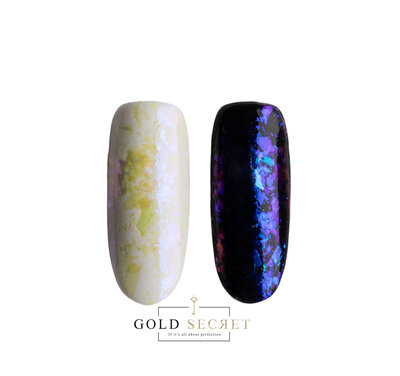 Gold Secret Chrome Flakes Opal 03