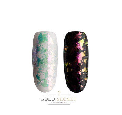 Gold Secret Chrome Flakes Opal 04