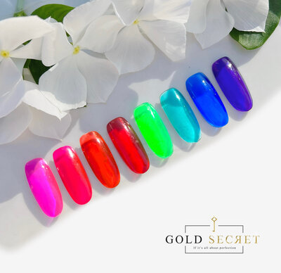 Actie Set Gold Secret Gel Polish 96 - 103 Glas