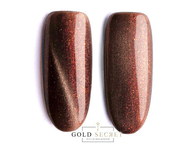 Gold Secret Gel Polish Cateye 07