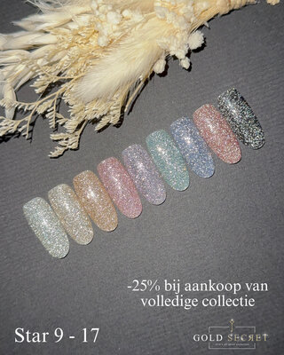 Gold Secret Gel Polish actie star 9 tem 17