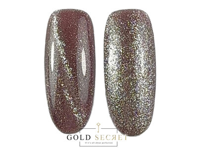 Gold Secret Gel Polish Platinium - Cateye 08